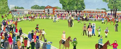 Ascot - The Paddock by Judy Joel
